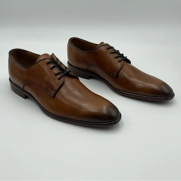 bruno magli brown dress shoes Bruno Magli Borgo Derby – Dellamoda